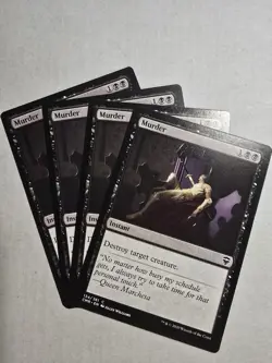 Murder: Playset CMR: Magic the Gathering (x 4) MTG - Image 1