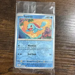 Sealed Squirtle Pokemon Center Exclusive 007/165 Pokemon TCG Promo Near Mint - Image 1