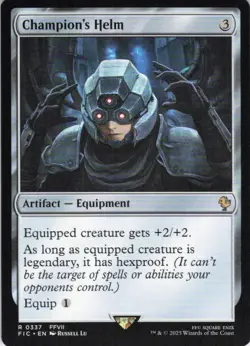 MTG Champion's Helm (337) | NM | Commander: Final Fantasy (FIC) - Image 1