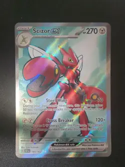 Scizor EX 195/162 Terrestial Festival Full Art Holo Pokemon VLP - Image 1