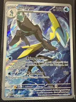 Pokemon Inteleon 142/132 Me01: Mega Evolution Illustration Rare Holo Card - Image 1