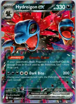 Hydreigon ex 067/086 Holo Double Rare SV: White Flare NM - Image 1