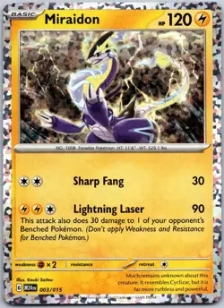 Miraidon 003/015 Holo Promo McDonald's Promos 2024 NM - Image 1