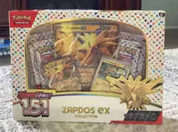 Pokemon TCG Scarlet & Violet 151 Zapdos Ex Collection |BRAND NEW SEALED Pokemon - Image 1