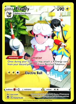 FLAAFFY TG03/TG30 HOLO SILVER TEMPEST TRAINER GALLERY POKEMON MP - Image 1