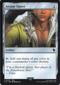 MTG Arcane Signet (0334) (334) | NM | Commander: Final Fantasy (FIC) - Image 1