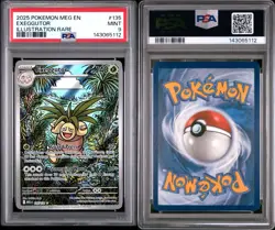 Pokemon TCG Exeggutor 135/132 Mega Evolution Illustration Rare PSA 9 - Image 3