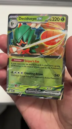 Decidueye ex 12/88 ME03: Perfect Order Pokemon TCG Double Rare NM - Image 2