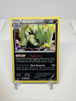 Tyranitar 56/124 Holo Rare Fates Collide Pokemon Holo NM - Image 1