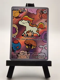 Ditto Rapidash 34 Holo - After Skool Hobby V2 Genetic Mystery - Pokemon Fan Art - Image 1