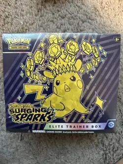 Pokemon TCG Scarlet & Violet Surging Sparks Elite Trainer Box Pikachu English - Image 1