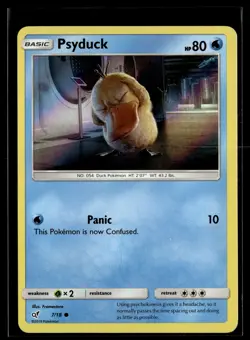 Psyduck 7/18 Detective Pikachu Common Pokemon - Image 1