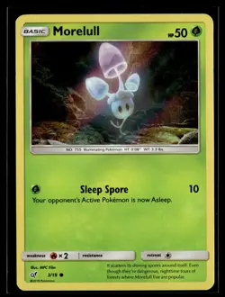 Morelull 3/18 Detective Pikachu Common Pokemon - Image 1