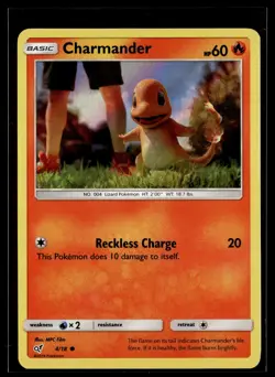 Charmander 4/18 Detective Pikachu Common Pokemon - Image 1