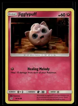 Jigglypuff 14/18 Detective Pikachu Common Pokemon - Image 1