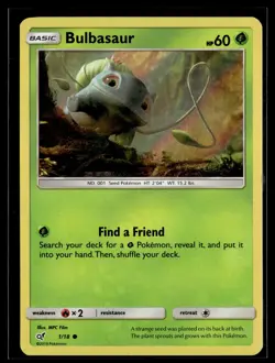 Bulbasaur 1/18 Detective Pikachu Common Pokemon - Image 1