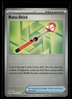 Roto-Stick 127/131 Prismatic Evolutions POKEBALL Common Pokemon - Image 1