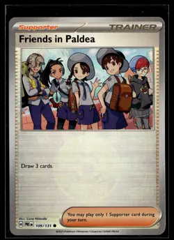 Friends in Paldea 109/131 Prismatic Evolutions POKEBALL Common Pokemon - Image 1