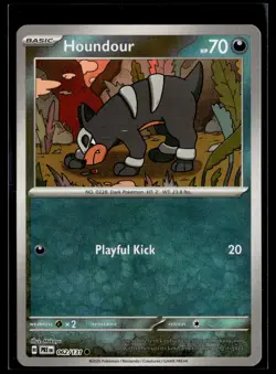 Houndour 062/131 Prismatic Evolutions MASTERBALL Common Pokemon - Image 1
