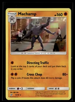 Machamp 13/18 Detective Pikachu Rare Pokemon - Image 1