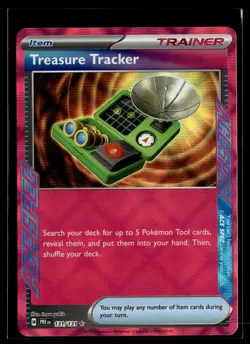 Treasure Tracker 131/131 Prismatic Evolutions ACE SPEC Rare Pokemon - Image 1
