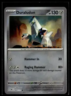 Duraludon 069/131 Prismatic Evolutions POKEBALL Common Pokemon - Image 1