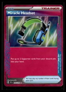 Miracle Headset 183/191 Surging Sparks ACE SPEC Rare Pokemon - Image 1