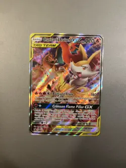 Pokemon TCG Charizard & Braixen GX SM230 TAG TEAM Promo NM - Image 1
