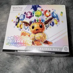 Pokemon Scarlet & Violet Prismatic Evolutions Elite Trainer Box Booster Promo - Image 1