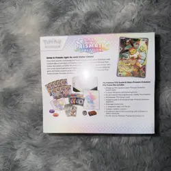 Pokemon Scarlet & Violet Prismatic Evolutions Elite Trainer Box Booster Promo - Image 2