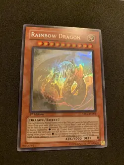 Rainbow Dragon (Ghost Rare) TAEV-EN006 1st Edition Yu-Gi-Oh LP - Image 4