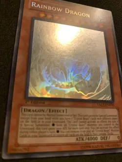 Rainbow Dragon (Ghost Rare) TAEV-EN006 1st Edition Yu-Gi-Oh LP - Image 5