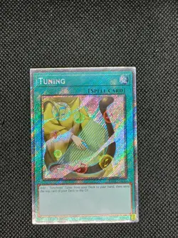 Yugioh Tuning RA04-EN144 1st Edition Platinum Secret Rare NM - Image 1