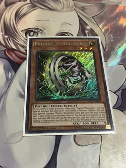Yugioh! NM Psychic Wheeleder SAST-EN024 1st Edition (Secret Rare) - Image 1
