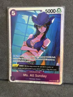 Ms. All Sunday OP04-064 - One Piece TCG - SR Near-Mint Super Rare Foil English - Image 1