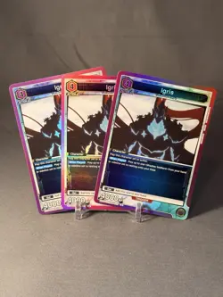 3x Union Arena - Solo Leveling - Igris - Rare Trigger UE17BT/SLG-1-028 EN NM - Image 1