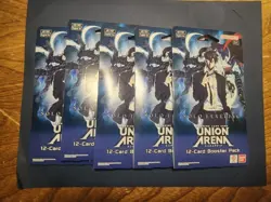 Union Arena Solo Leveling Sleeved Booster Blister Pack x 5 English - Image 1