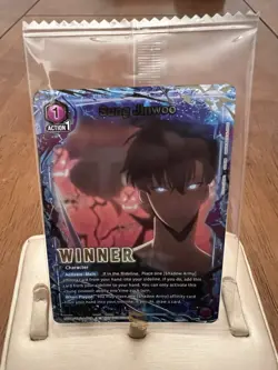 Union Arena Solo Leveling Sung Jinwoo Winner Card UEPR/SLG-1-019 - Image 1