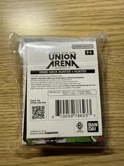 NEW Union Arena TCG Demo Deck Hunter X Hunter Sealed Bandai - Image 1