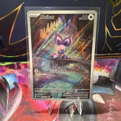 Full Art Noibat Pokemon Card (Journey Together Set, 169/159, NM) - Image 1
