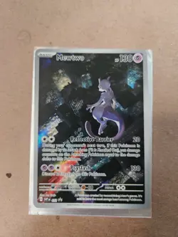 Pokemon Card - Mewtwo Scarlet & Violet Promo 052 Holo Promo - Image 1