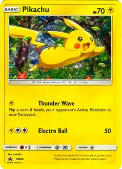 Pikachu (General Mills) SM04 Holo Promo Miscellaneous Cards & Products Pokemon - Image 3