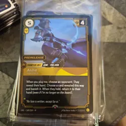 Riftbound League of Legends TCG english Card Unleashed Ashe 169/219 P Promo - Image 1