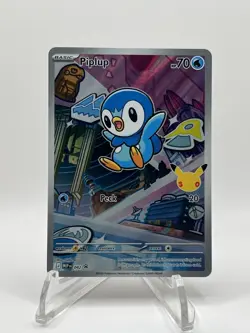 2026 Pokemon TCG EN Piplup 30th Anniversary Promo Card #042 - Image 1