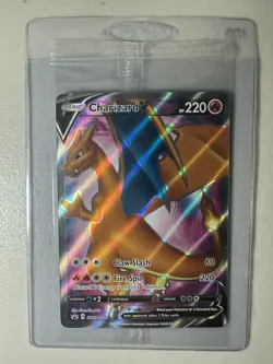 Pokemon Champions Path Charizard V SWSH050 Promo Full Art Card Sealed - Image 1