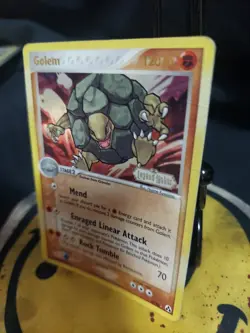 Pokemon Golem 6/92 Legend Maker Holo Card - Image 3