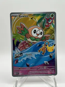 Rowlet MEP043 - 2026 First Partners Illustration Promo Alola - Pokemon TCG Card - Image 1