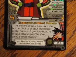 Dragonball Z CCG Fusion Saga Den- Goku limited rare foil card - Image 3