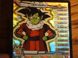 Dragonball Z CCG Fusion Saga Den- Goku limited rare foil card - Image 4