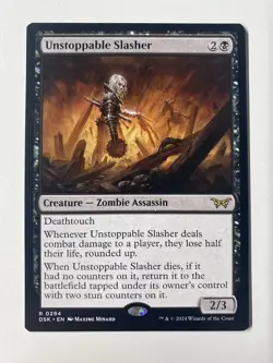 Unstoppable Slasher (0294) *Non-Foil* Base Rare DSK MTG Duskmourn NM/MT Cmb Ship - Image 1